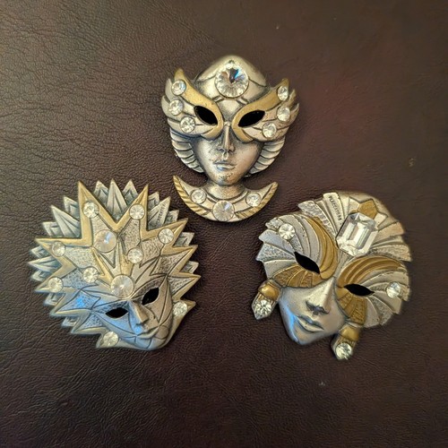 3er set vintage - vintage, brosche