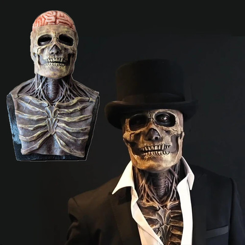 Halloween totenkopfmaske latex - halloween,