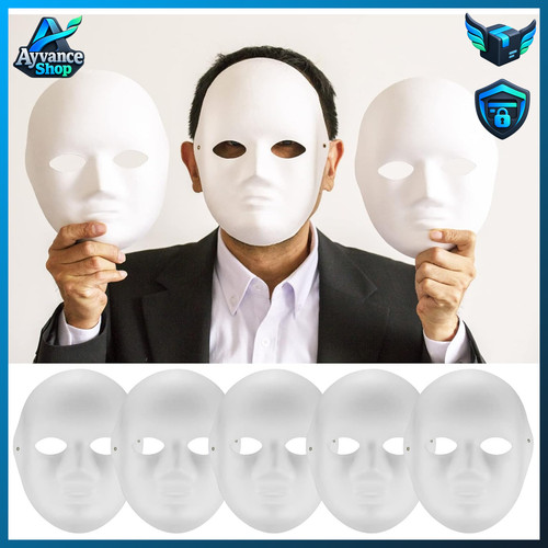 Papiermaske diy stück - papiermaske,