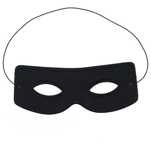 Schwarze banditen maske - banditen, /