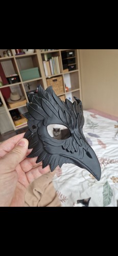 Schwarze rabe maske - schwarze,