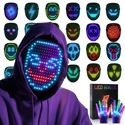 Halloween maske led horror - halloween,