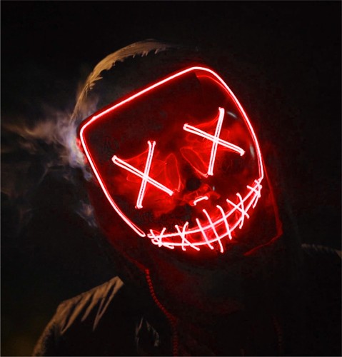 Led purge maske kostümmaske - maske,