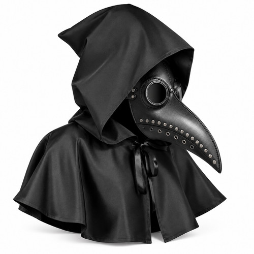 Pestdoktor maske mit kapuze - pestdoktor,