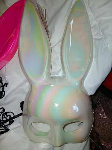 Premium halloween hase maske - premium,