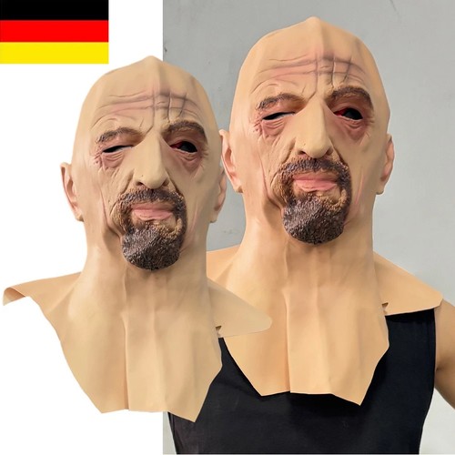 Karneval alte mann maske latex - alte,