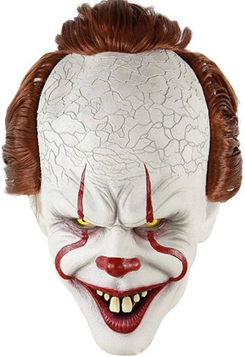 Maske pennywise horror cosplay - pennywise,