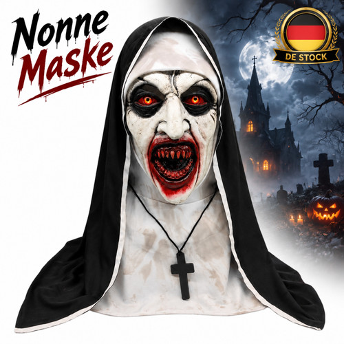 Scary halloween maske silikon - halloween,