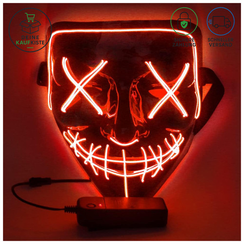 Halloween maske led - halloween,