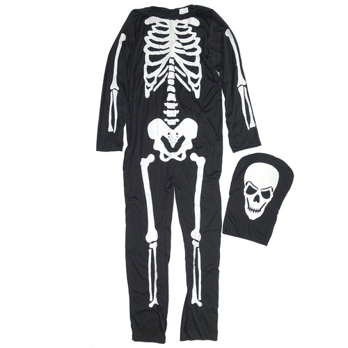 Herren skelettkostüm maske - herren,