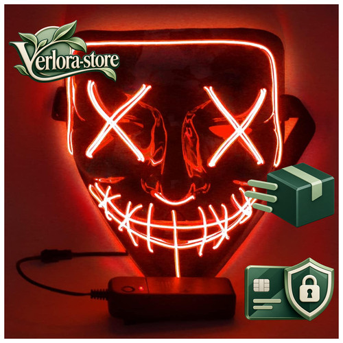 Halloween maske led - maske,