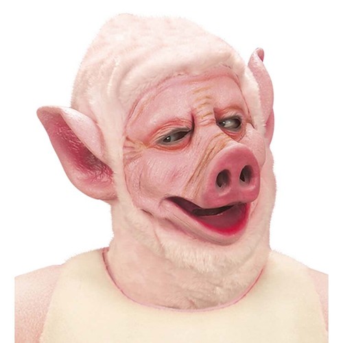 Schweine maske mit - schweine, plüsch