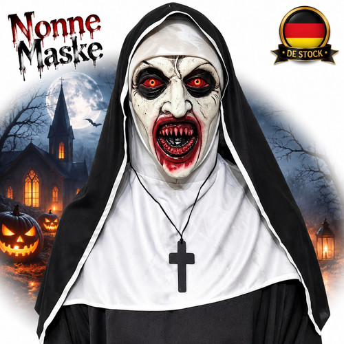 Silikon horror maske - silikon,