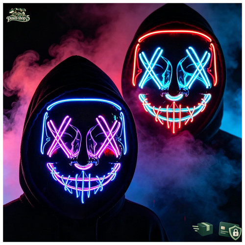 Halloween maske led - halloween,