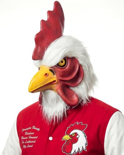 Hahn maske latex - maske, huhn