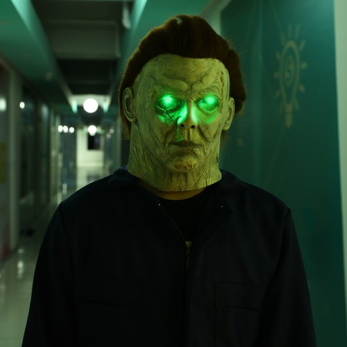 Led michael myers maske latex - michael,