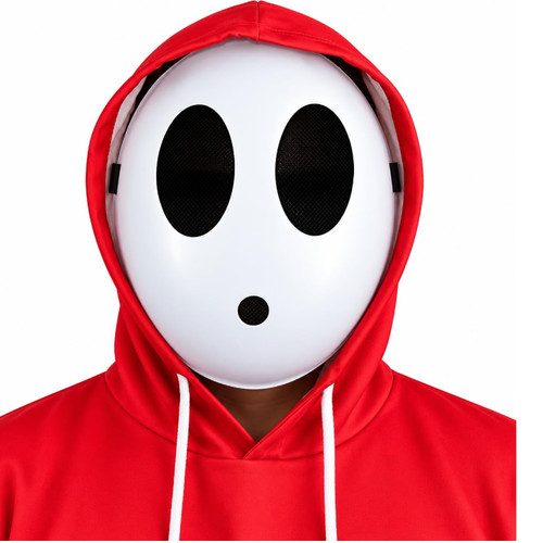Shy guy maske weiß - shy,