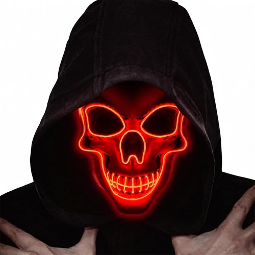 Led halloween maske - halloween,