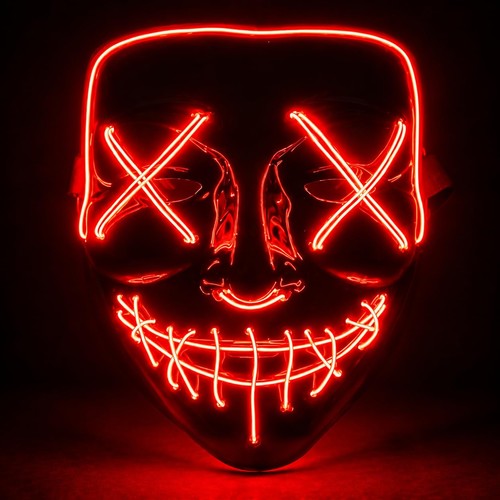 Led grusel maske wie aus - grusel, purge