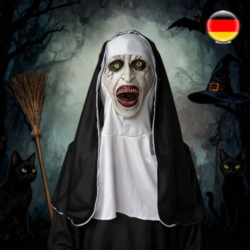 The nun maske halloween horror - the,