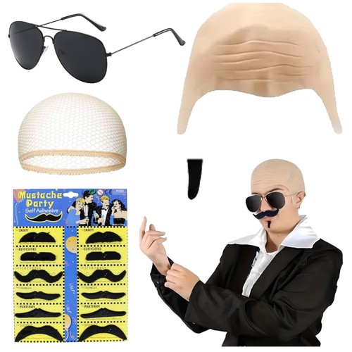 Latex glatze maske haarnetz - maske,
