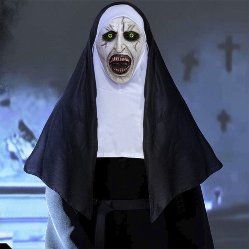 Halloween maske latex nonne - latex,