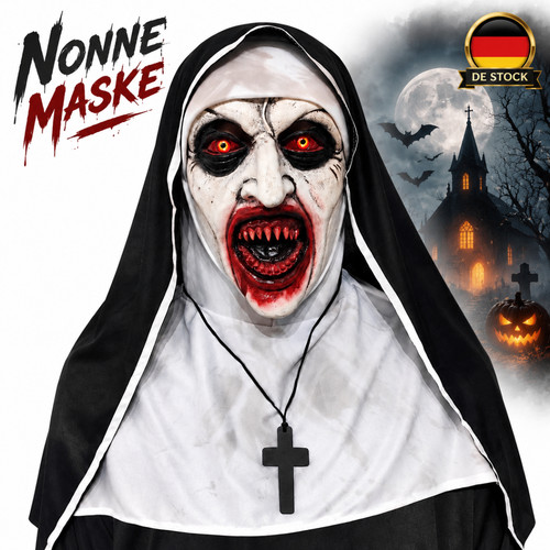 Silikon maske halloween - maske,
